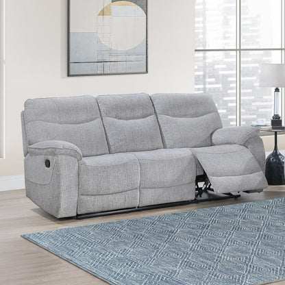 Chablis - Reclining Sofa - Mist Gray