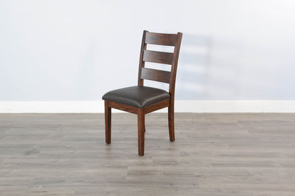 Tuscany - Ladderback Chair, New-Cushion Seat (Set of 2) - Vintage Mocha