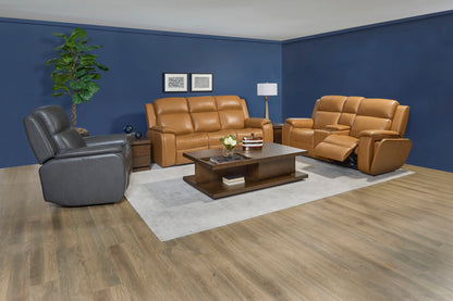Ziggy - Power Reclining Sofa With Power Headrest, Lumbar, Heat & Massage
