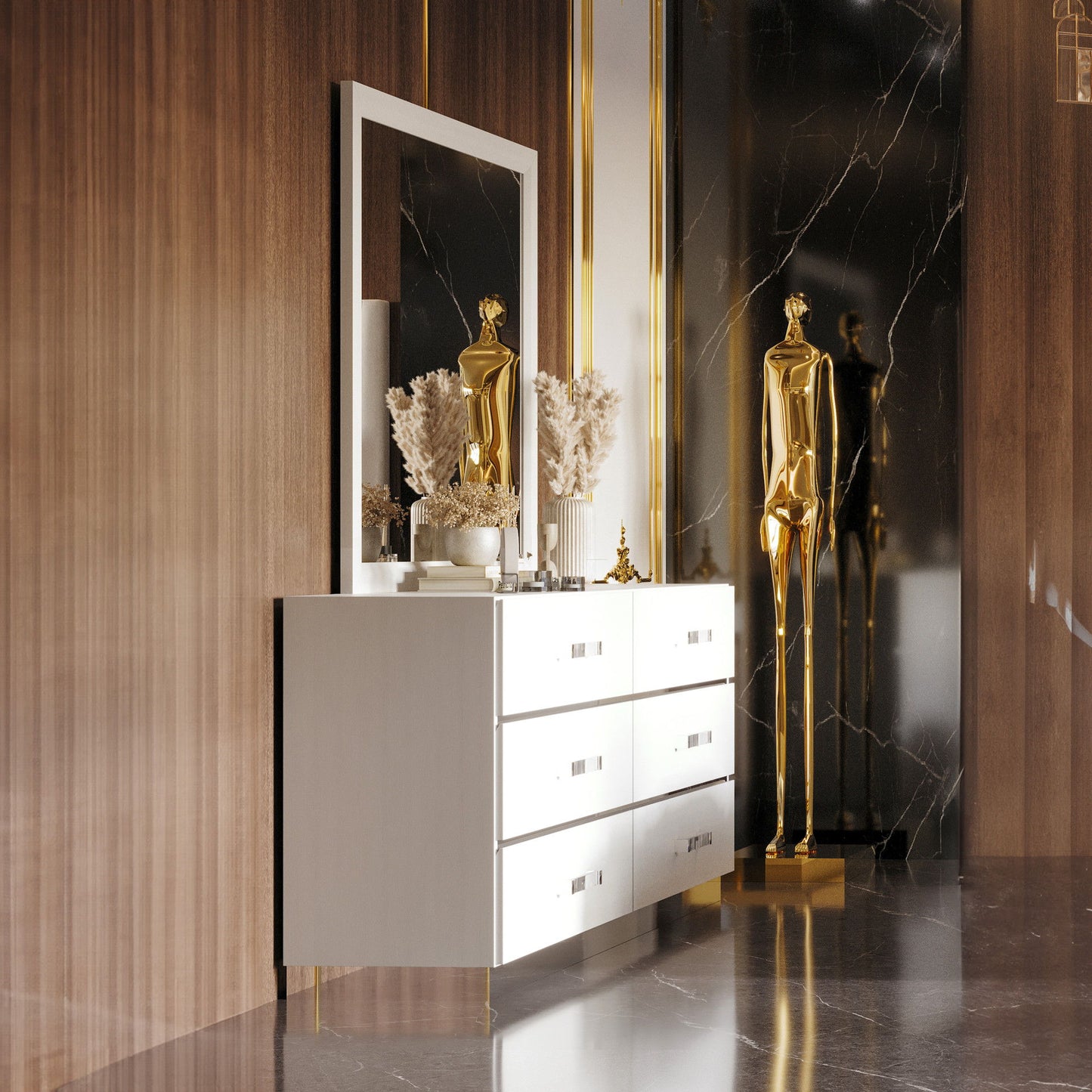 Europa - Mirror - White