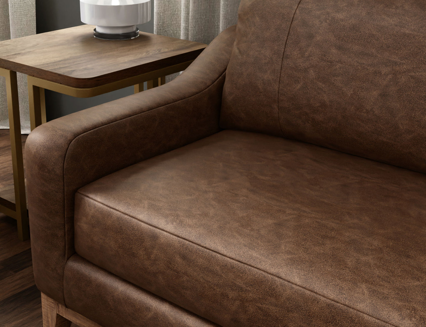Olivo - Comfort Loveseat - Chocolate Brown