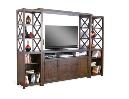 Homestead - Entertainment Wall (66,B,2Xp) - Tobacco Leaf