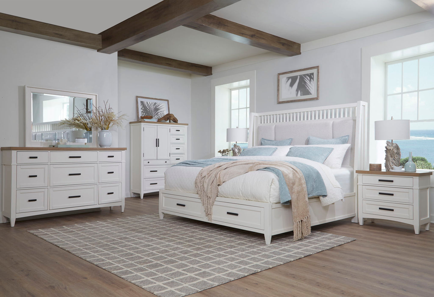 Americana Modern Bedroom - 6 Drawer Chest - Cotton