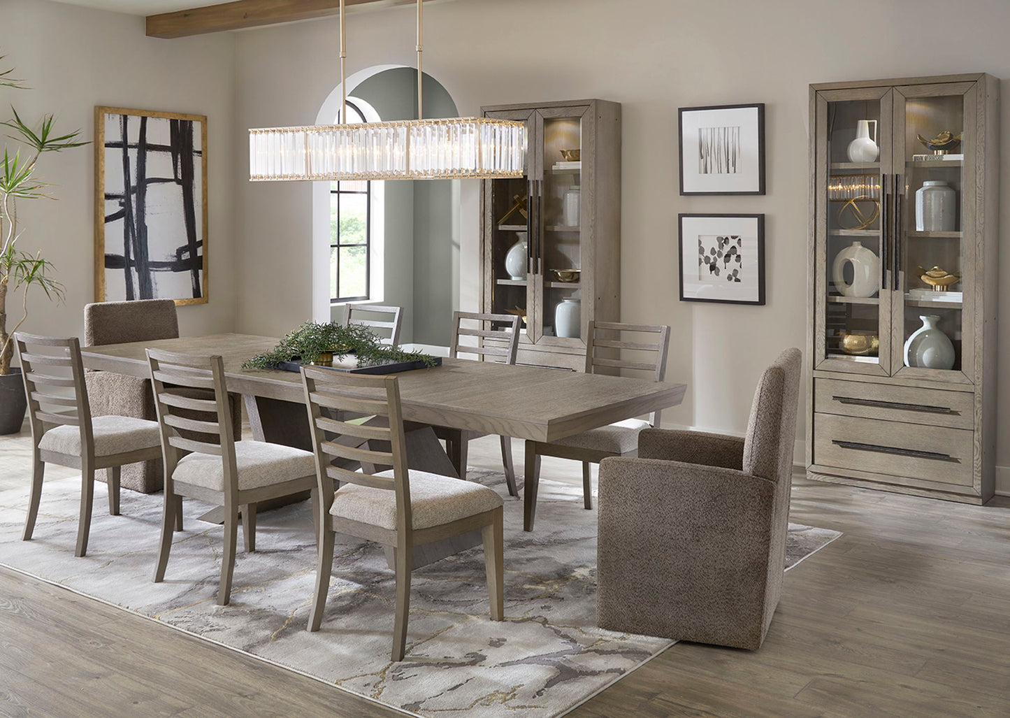 Pure Modern Dining - Ladderback Chair (Set of 2) - Moonstone