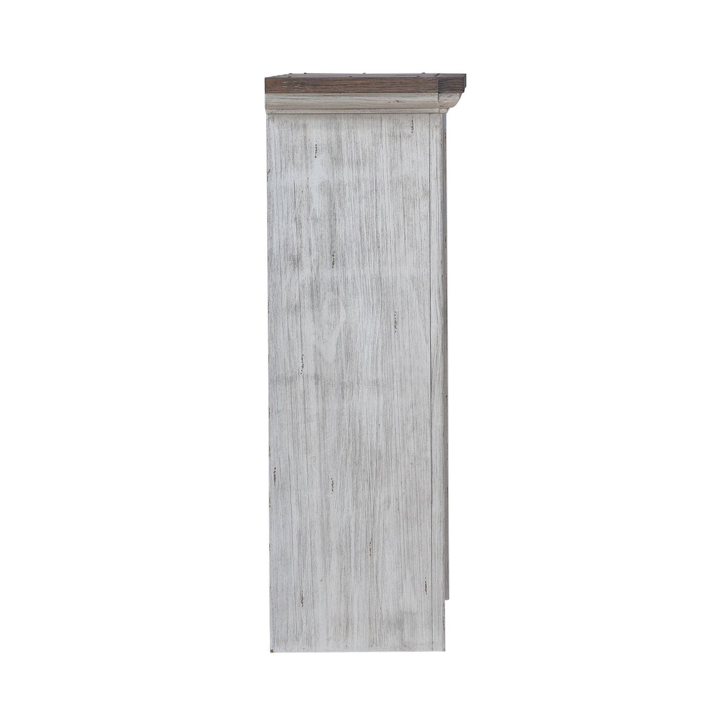 River Place - Left Pier Top - Riverstone White & Tobacco