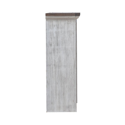 River Place - Left Pier Top - Riverstone White & Tobacco