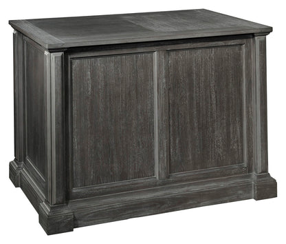 Gramercy Park - Writing Desk With Lateral File - Vintage Burnished Smoke