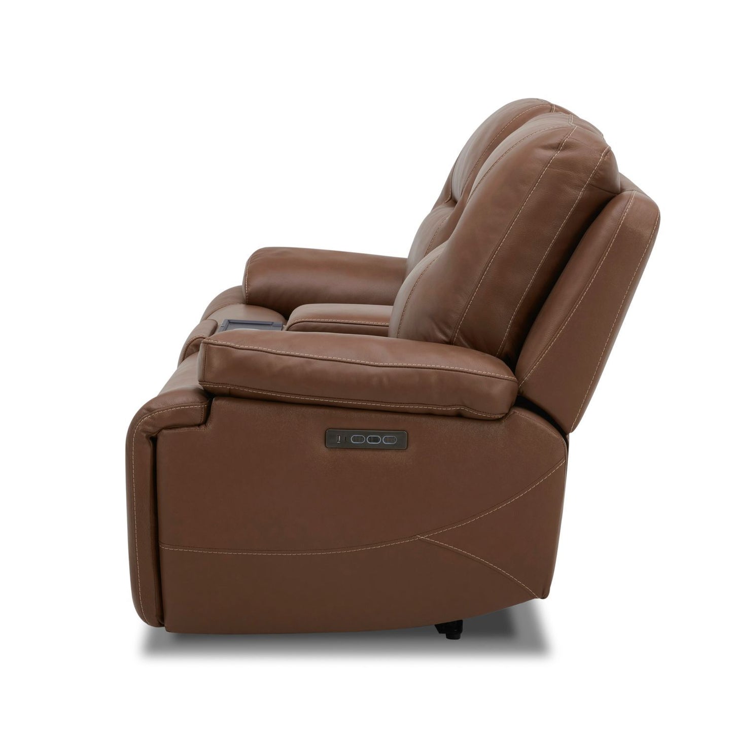 Cameron - Loveseat With Console P3 & ZG - Saddle