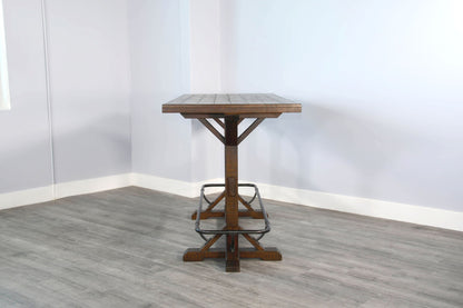 Homestead - Rectangular Pub Table - Tobacco Leaf