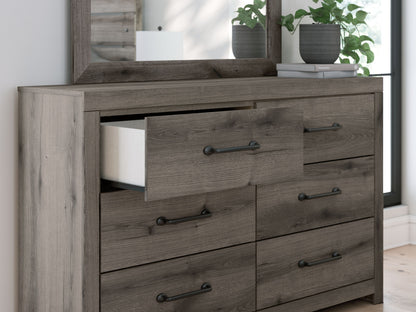 Graystorm - Brown Gray - Dresser And Mirror