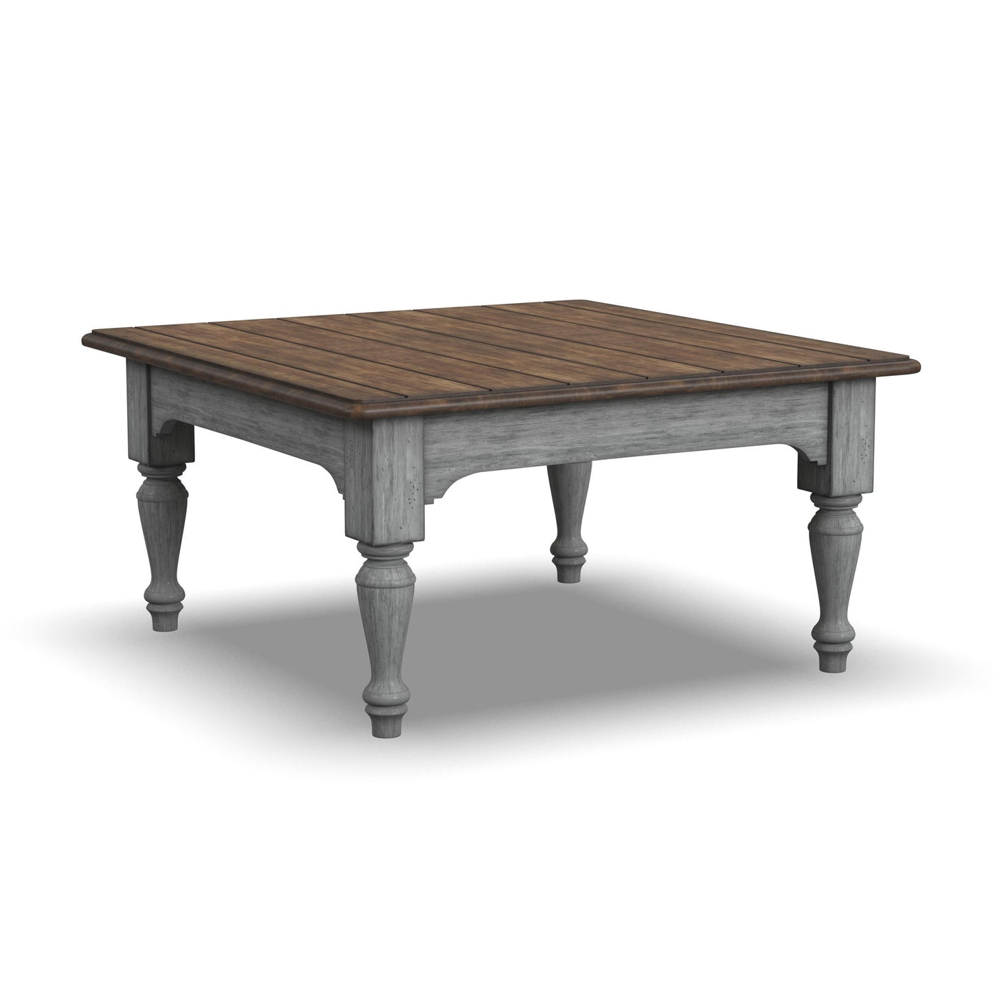 Plymouth - Square Coffee Table - Gray