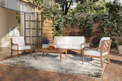 Savannah - Club Chairs (Set of 2) - White Linen