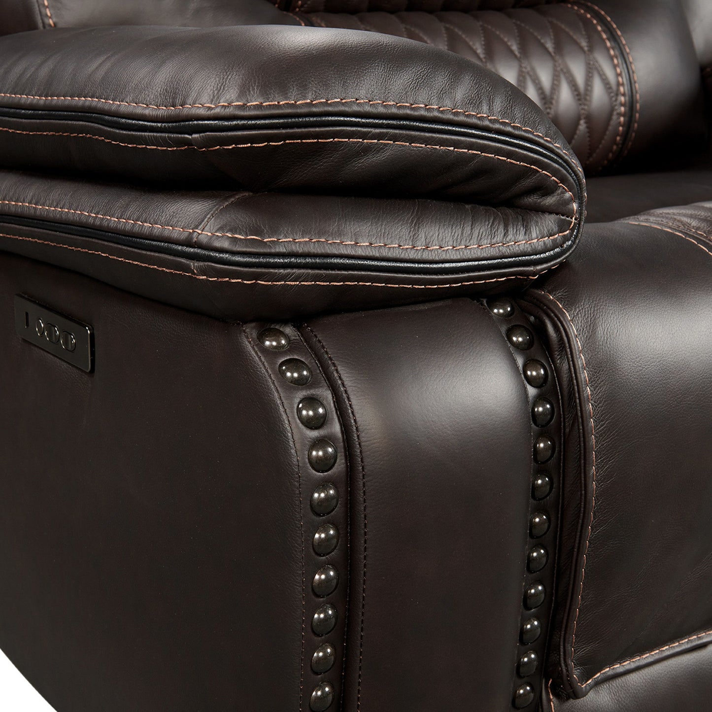 Cody - Dual-Power Sectional Set - Colorado Dark Brown