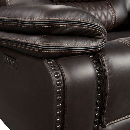 Cody - Dual-Power Sectional Set - Colorado Dark Brown