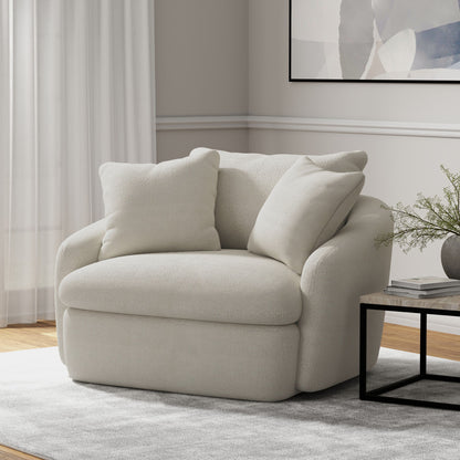 Boomer - Large Swivel Chair with 2 Pillows