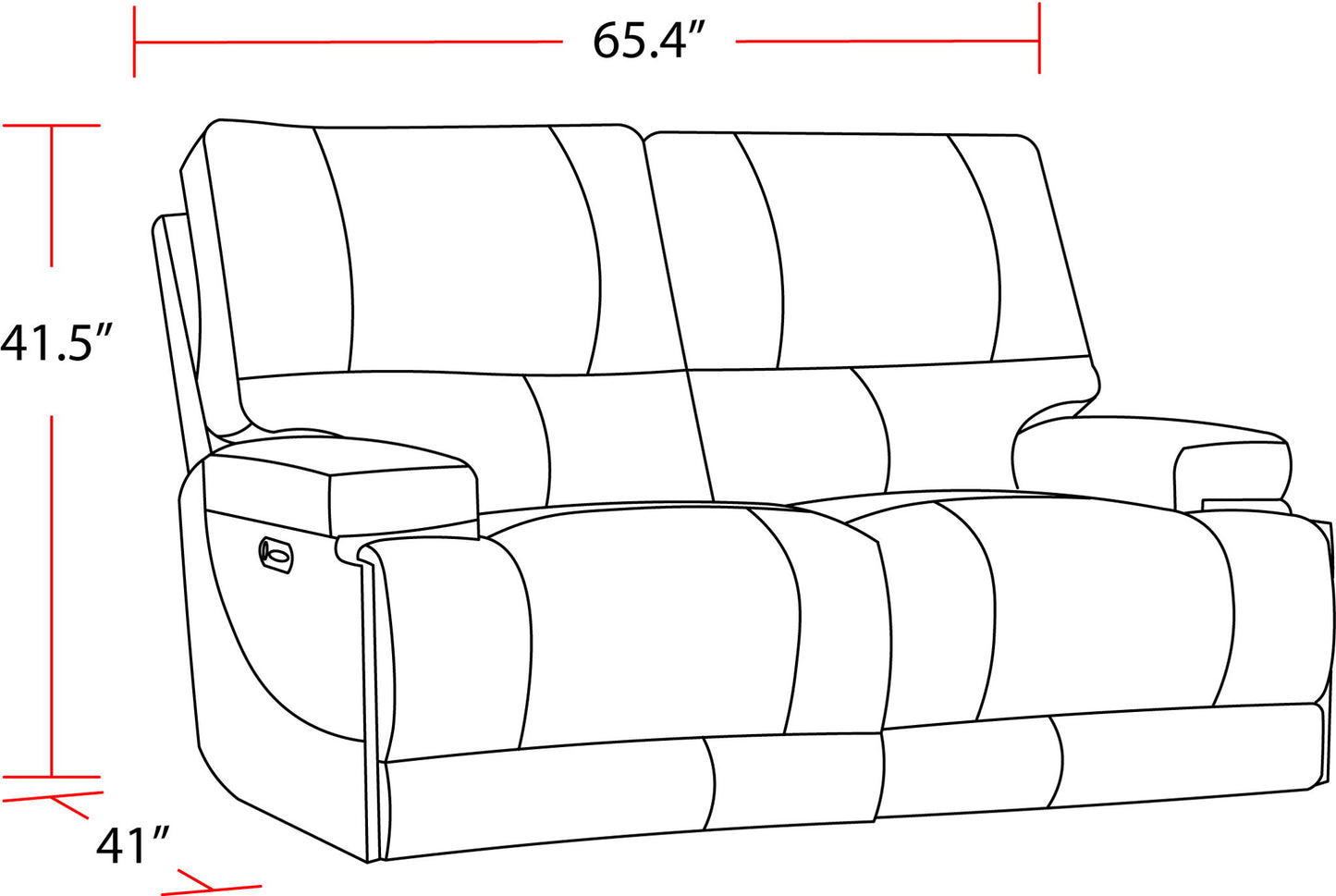 Whitman - Powered By Freemotion Living Room Set