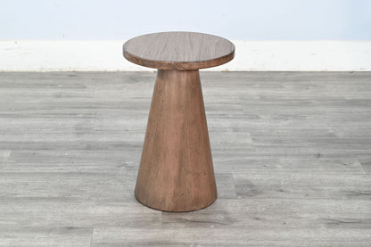 Felicity - Modern Solid Wood Pedestal Side Table