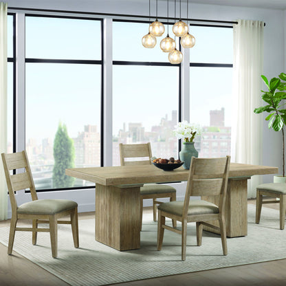 Nash - Trestle Dining Table - Weathered Sand