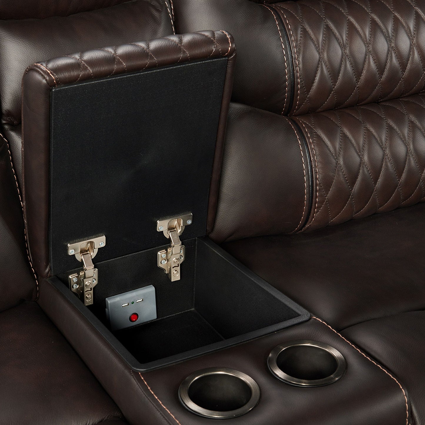 Cody - Dual-Power Sectional Set - Colorado Dark Brown