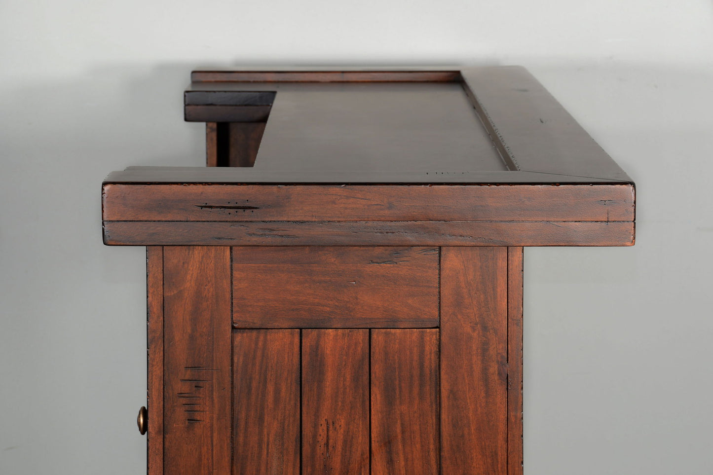 Tuscany - Farmhouse Wood Home Bar - Vintage Mocha