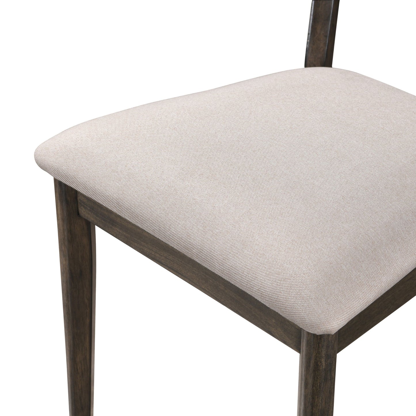 Rex - Open Back Dining Chair (Set of 2) - Brown And Beige