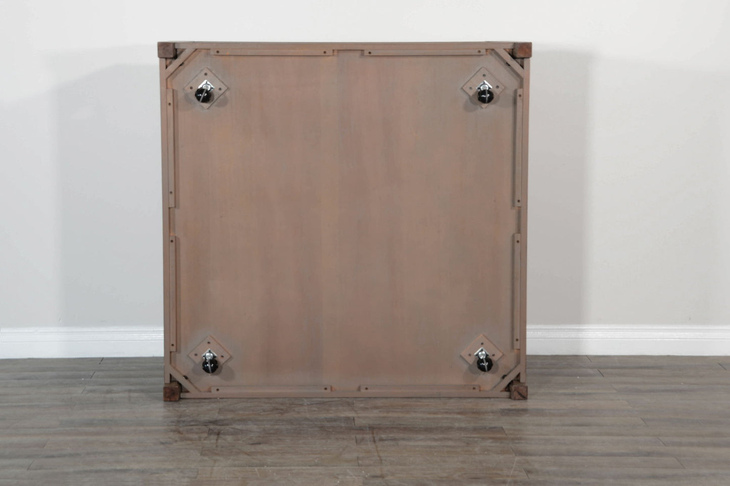 Doe Valley - Mahogany Wood Coffee Table With Casters