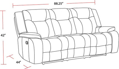 Blake - Reclining Sofa - Desert Taupe