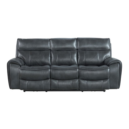 Summit - Dual-Power Sofa - Bolero Slate