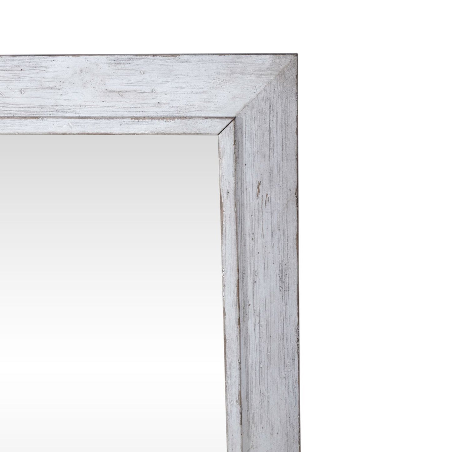River Place - Mirror - Riverstone White & Tobacco