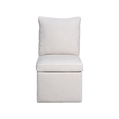 Upholstered Dining Chair Pillow Back