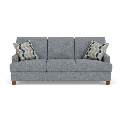 Moxy - Fabric Sofa, T-Shaped Seat Cushion, Straight Track Arms