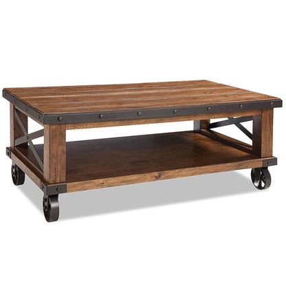 Taos - Coffee Table With Casters - Canyon Brown