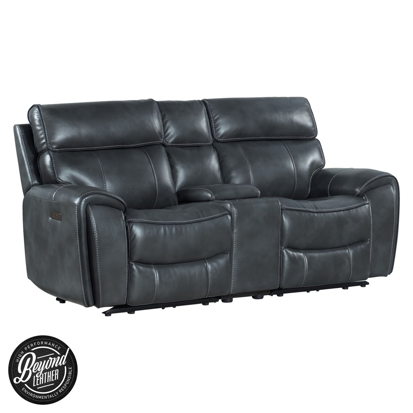 Summit - Dual-Power Loveseat - Bolero Slate