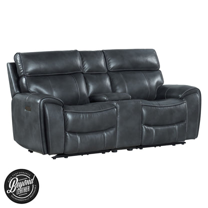 Summit - Dual-Power Loveseat - Bolero Slate