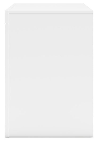 Binterglen - Two Drawer Night Stand - White