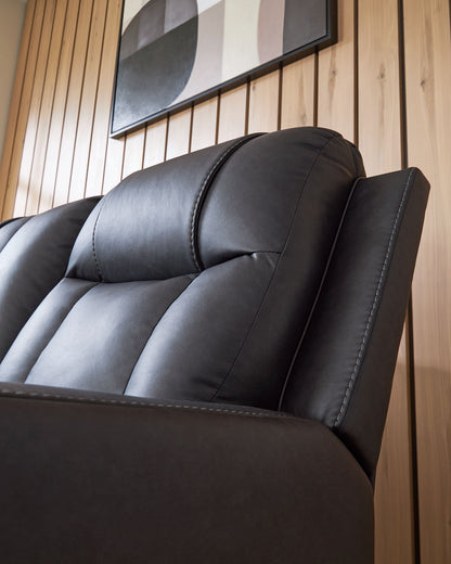Mackmenville - Double Reclining Loveseat With Console