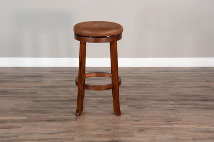 Santa Fe - Swivel Stool With Cushion Seat