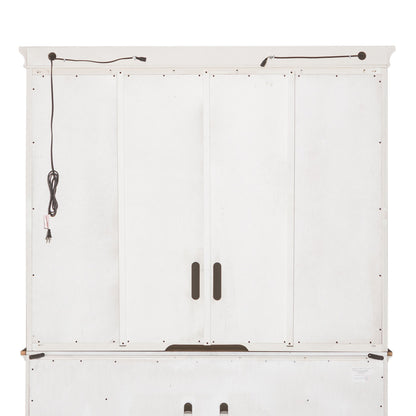 Morgan Creek - Entertainment Hutch - White