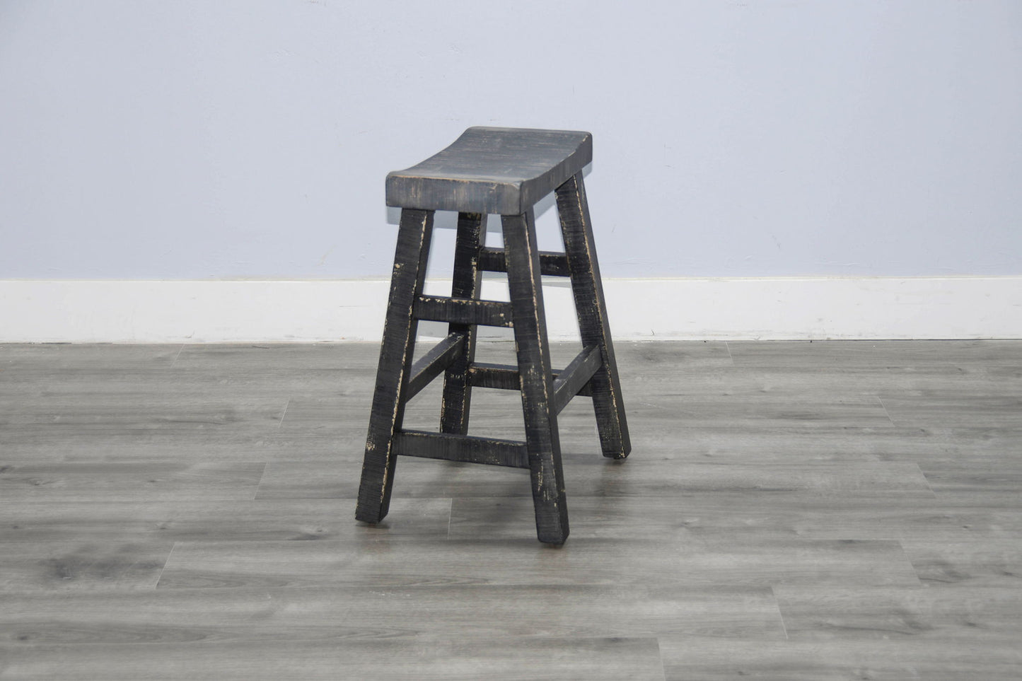 Marina - Stool With Wood Seat (Set of 2)
