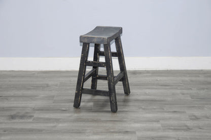Marina - Stool With Wood Seat (Set of 2)