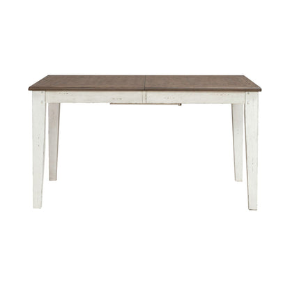 Al Fresco - Rectangular Leg Table - Graphite / Whitestone