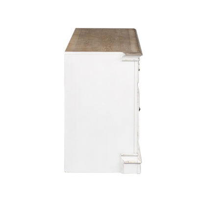 Magnolia Manor - Entertainment TV Stand - Antique White