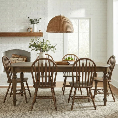 Carolina Crossing - Dining Room Leg Table Set