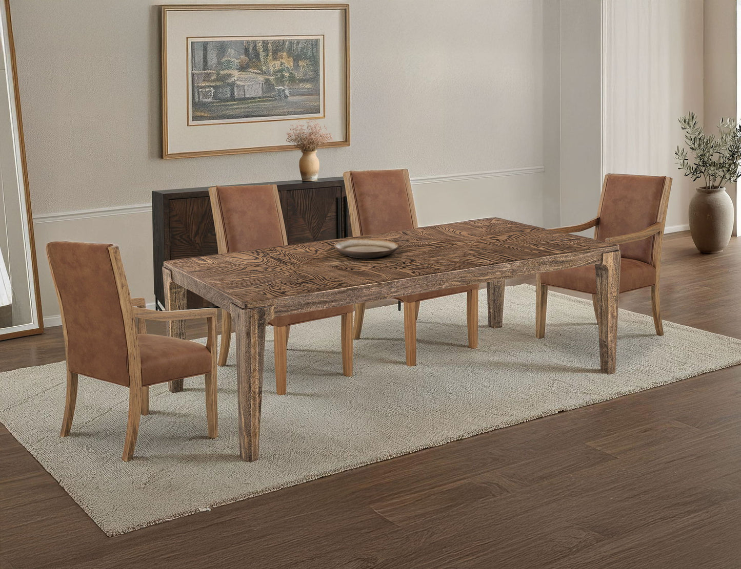 Verona - 4-Door Console - Deep Forest Brown