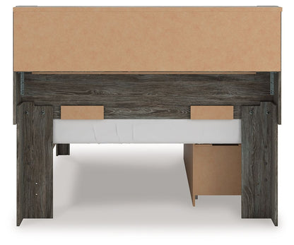 Frandern - Bookcase Panel Bedroom Set With Storage