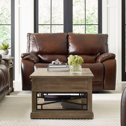 Vail - Power Reclining Loveseat - Burnt Sienna