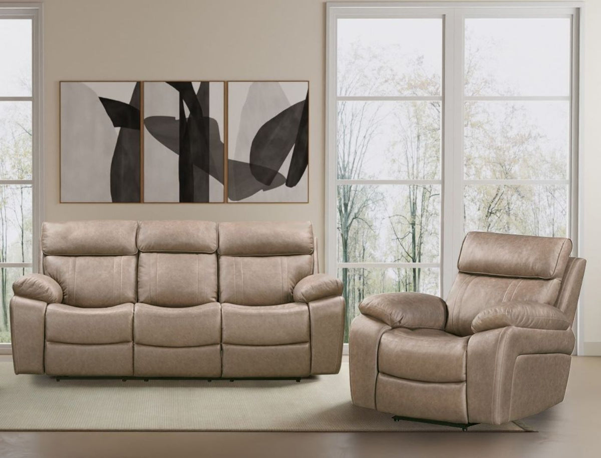 Theon - Manual Glider Reclining Sofa Set