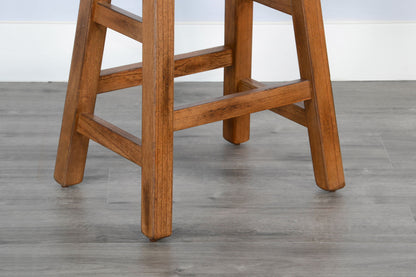 Sedona - Saddle Seat Stool With Wood Seat