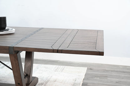 Doe Valley - Yellowstone Dining Table With Extensions With Folding Leaves - Buckskin