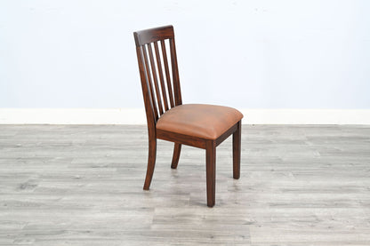 Santa Fe - Cushioned Slatback Dining Chair (Set of 2) - Dark Chocolate
